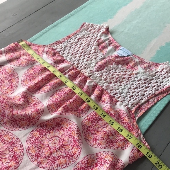 Calypso St. Barth for Target 100% Silk Crochet Sleeveless Top Size S - Picture 9 of 10